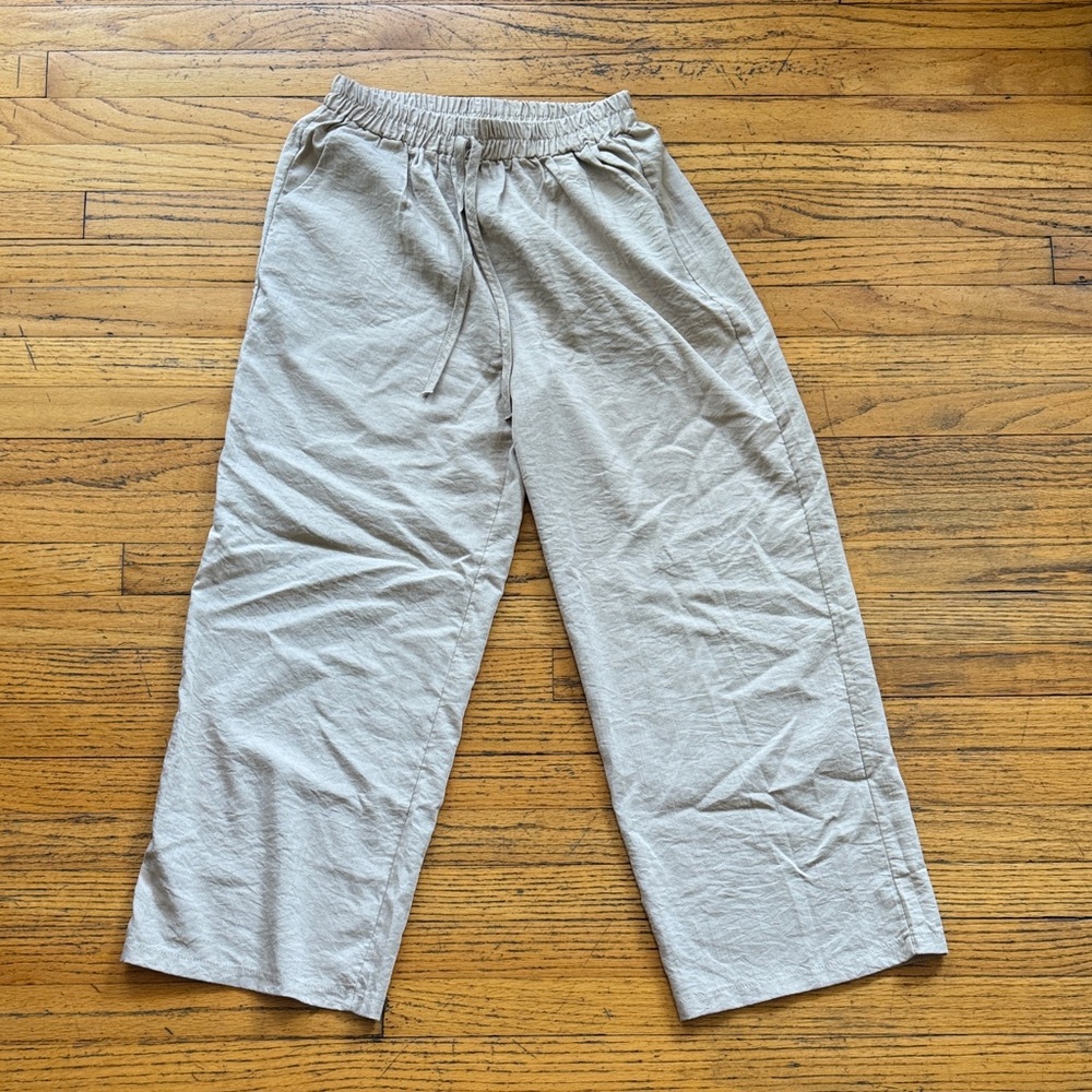 Women's Relaxed Cotton Linen Pants